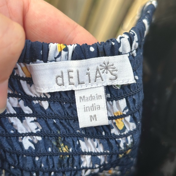 dELiA*s Navy Floral Dress - Picture 4 of 4